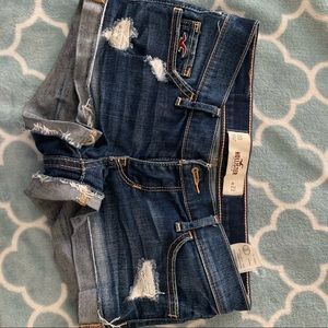 Hollister denim shorts